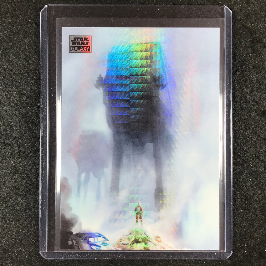 2024 Star Wars Chrome Galaxy TOO STRONG FOR BLASTERS Base Prism 65/75 #59