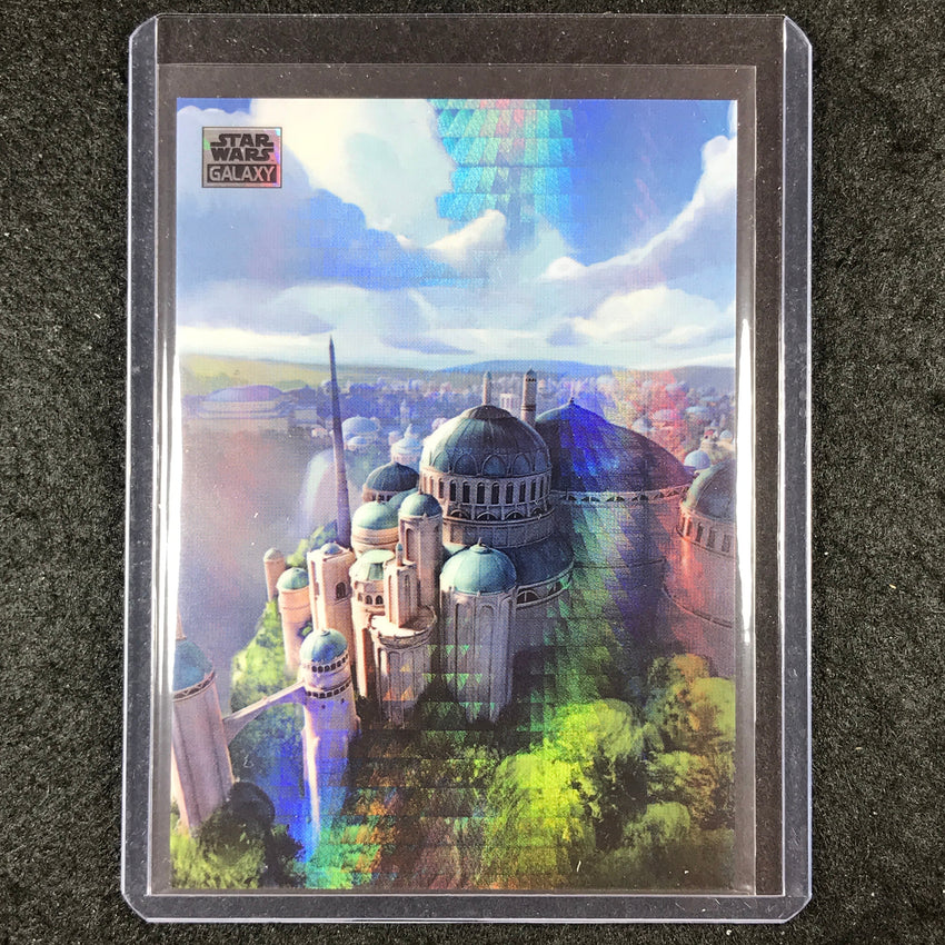 2024 Star Wars Chrome Galaxy THEED PALACE Art of Naboo Prism 7/75