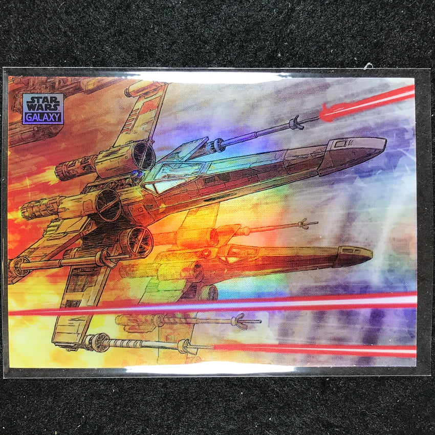 2024 Star Wars Chrome Galaxy RED FIVE Base Refractor #34