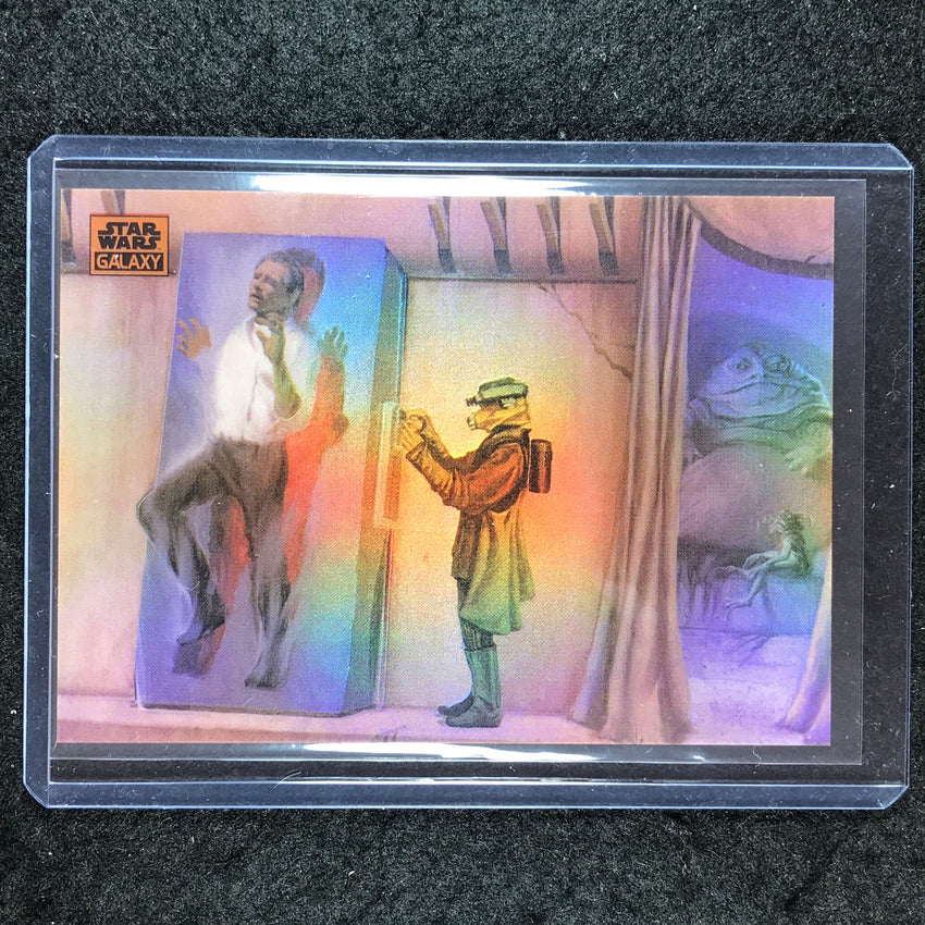 2024 Star Wars Chrome Galaxy HAN SOLO IN CARBONITE Base Orange 3/25