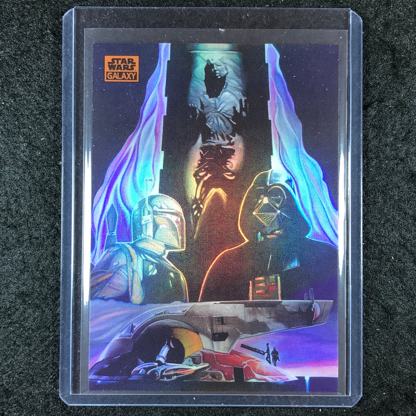 2024 Star Wars Chrome Galaxy BOBA FETT'S PRIZE Base Orange 13/25