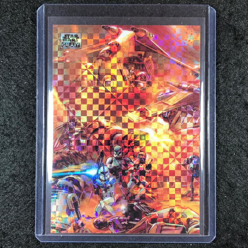 2024 Star Wars Chrome Galaxy IN THE HEAT OF BATTLE Base X-Fractor 5/10