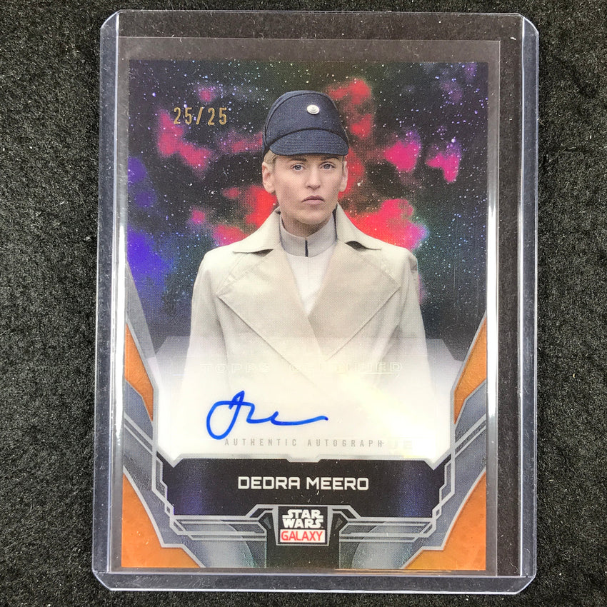 2024 Star Wars Chrome Galaxy DENISE GOUGH AS DEDRA MEERO Autographs Orange 25/25