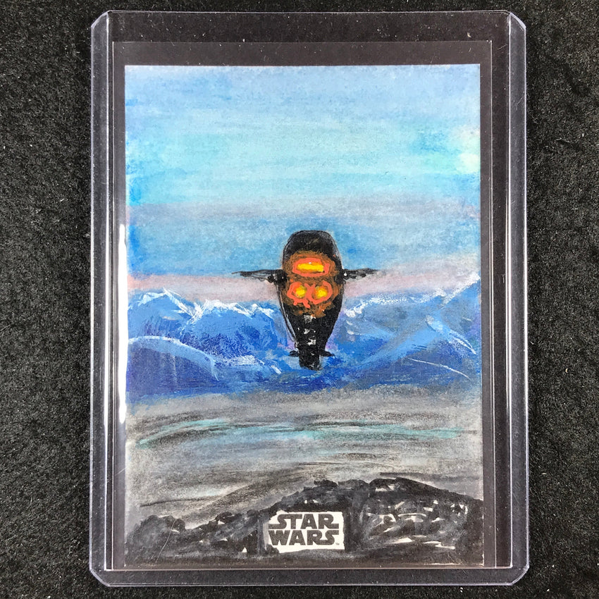 2024 Star Wars Chrome Galaxy SLAVE 1 Artist Sketch 1/1 KEVIN SCOTT JACOBS