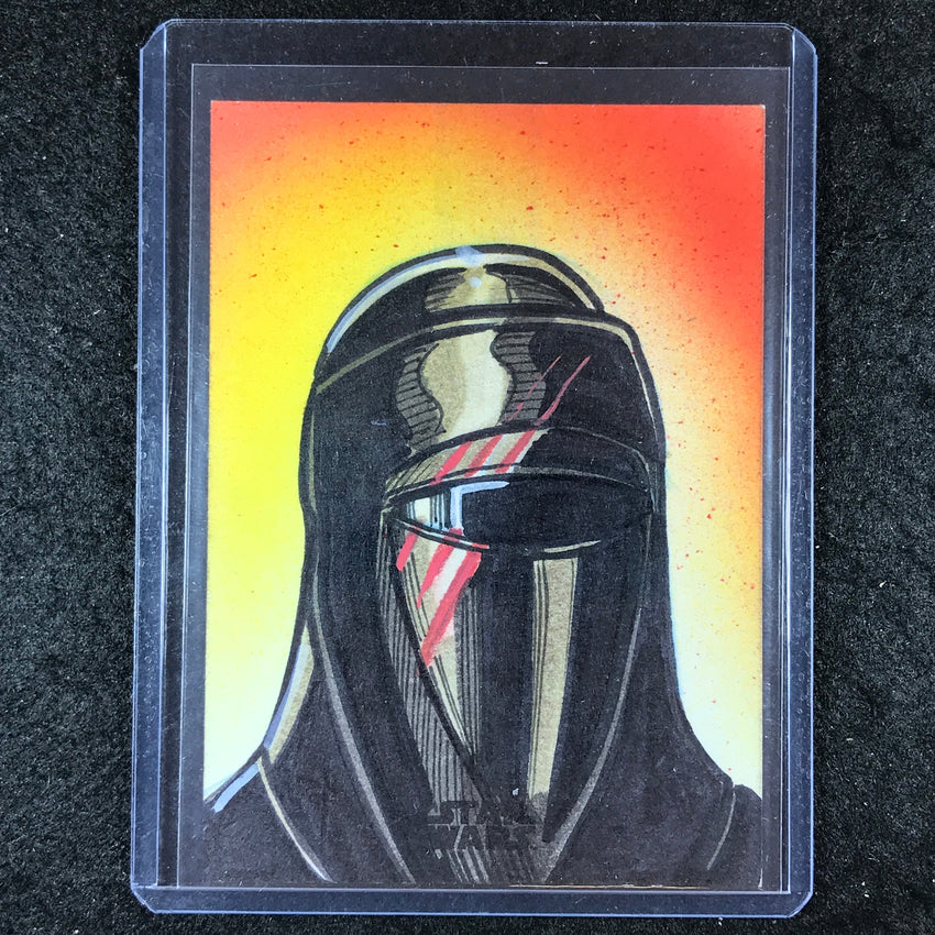 2024 Star Wars Chrome Galaxy IMPERIAL SHADOW GUARD Artist Sketch 1/1 ERIC MEDINA