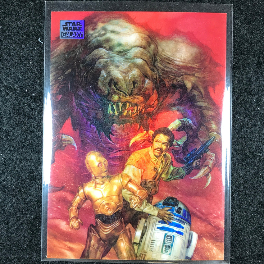 2024 Star Wars Chrome Galaxy THE REBELS AND THE RANCOR Base Refractor #37