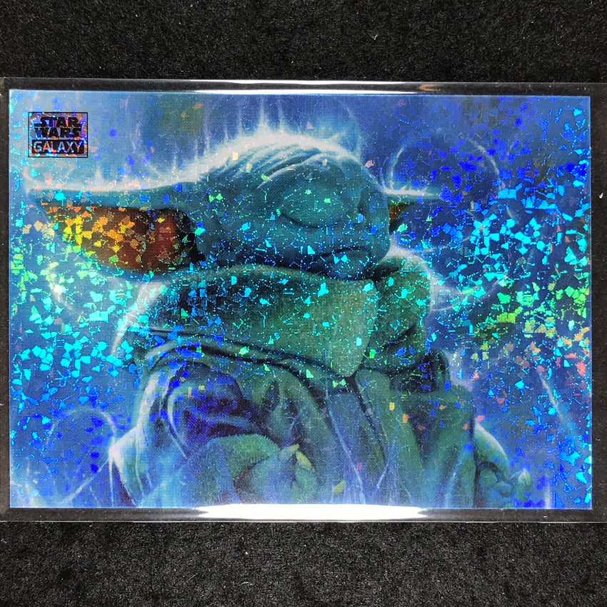 2024 Star Wars Chrome Galaxy CALL THE JEDI Base Mini Diamond Refractor #76