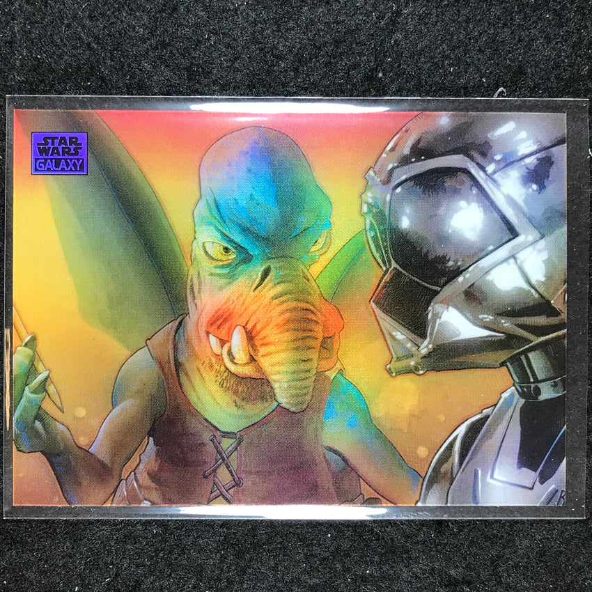 2024 Star Wars Chrome Galaxy WATTO Base Refractor #41
