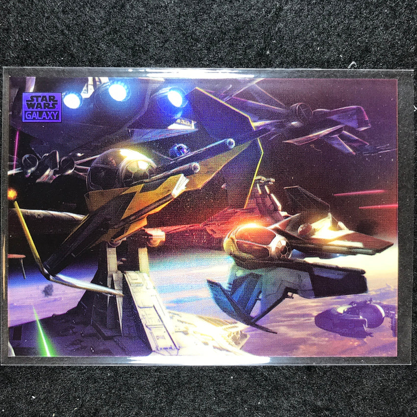 2024 Star Wars Chrome Galaxy WHERE THE FUN BEGINS Base Refractor #42