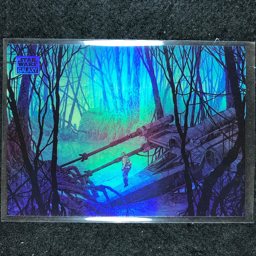 2024 Star Wars Chrome Galaxy DAGOBAH Base Refractor #46