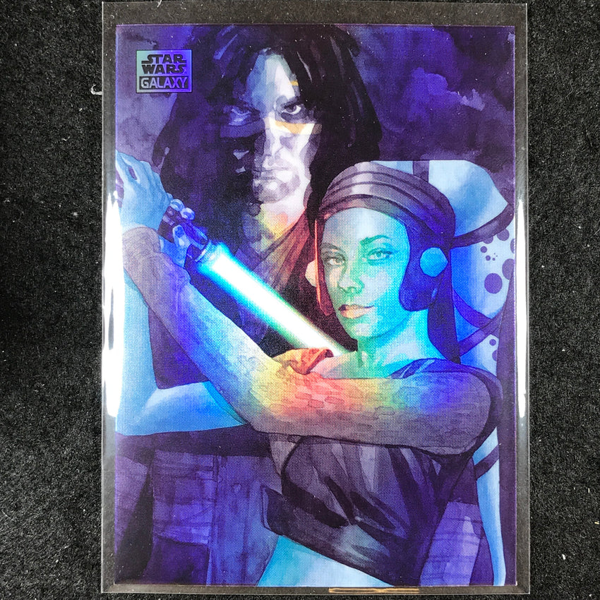 2024 Star Wars Chrome Galaxy AGAINST THE DARK SIDE Base Refractor #55