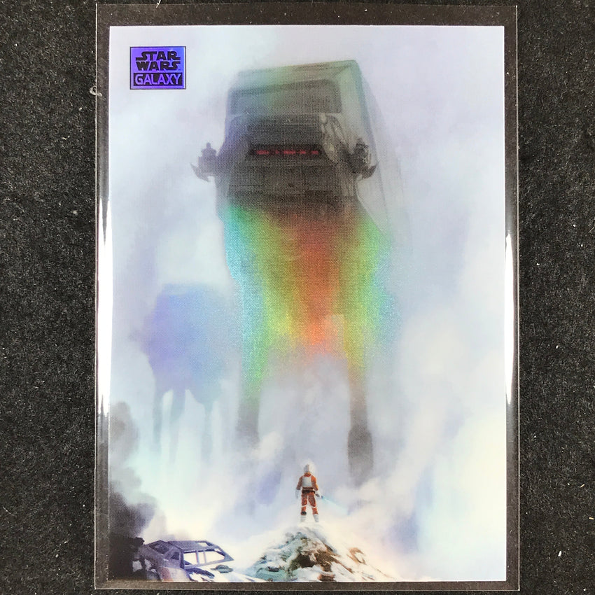 2024 Star Wars Chrome Galaxy TOO STRONG FOR BLASTERS Base Refractor #59