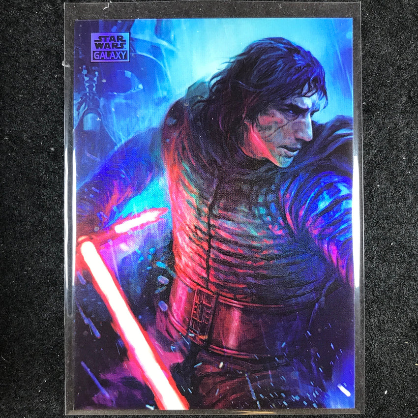2024 Star Wars Chrome Galaxy THE DUEL: KYLO REN Base Refractor #71