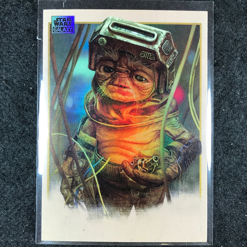2024 Star Wars Chrome Galaxy LITTLE DROIDSMITH Base Refractor #75
