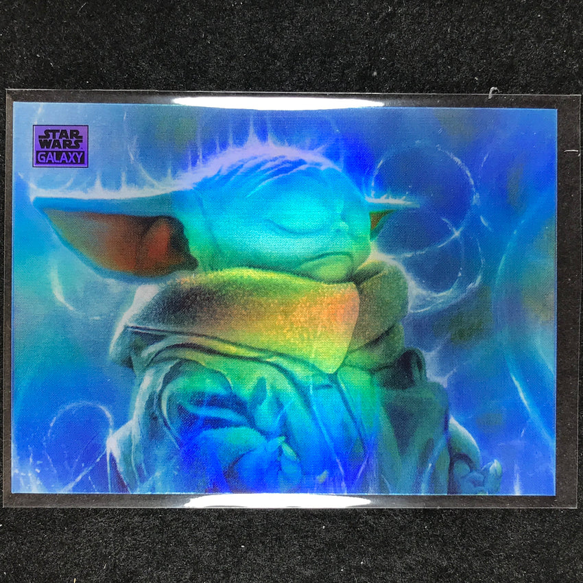 2024 Star Wars Chrome Galaxy CALL THE JEDI Base Refractor #76