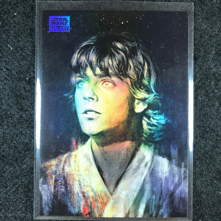 2024 Star Wars Chrome Galaxy LUKE SKYWALKER Base Refractor #83
