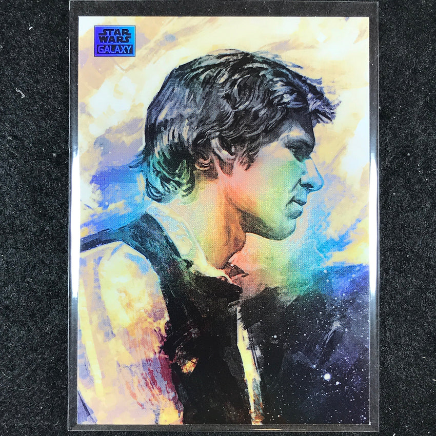 2024 Star Wars Chrome Galaxy HAN SOLO Base Refractor #84