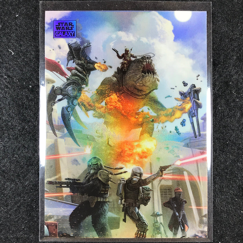 2024 Star Wars Chrome Galaxy BATTLE OF MOS ESPA Base Refractor #85