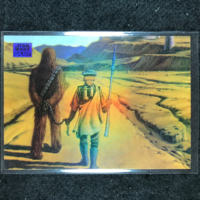 2024 Star Wars Chrome Galaxy HAN SOLO'S RESCUE Base Refractor #87