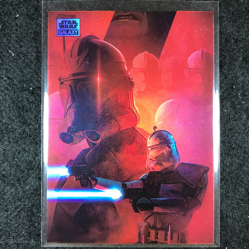 2024 Star Wars Chrome Galaxy FOLLOWING ORDERS Base Refractor #88