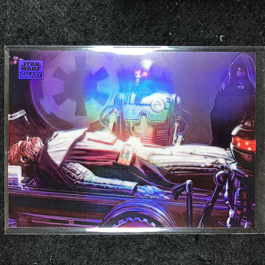 2024 Star Wars Chrome Galaxy BECOMING DARTH VADER Base Refractor #8