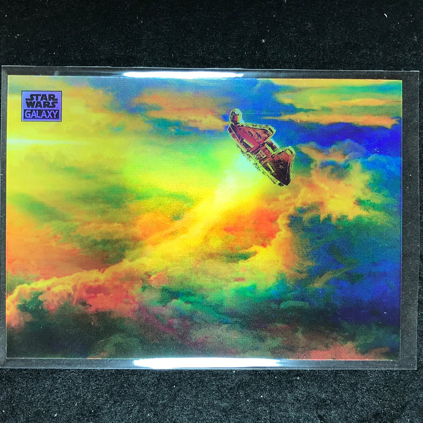 2024 Star Wars Chrome Galaxy FALCON RISING Base Refractor #93