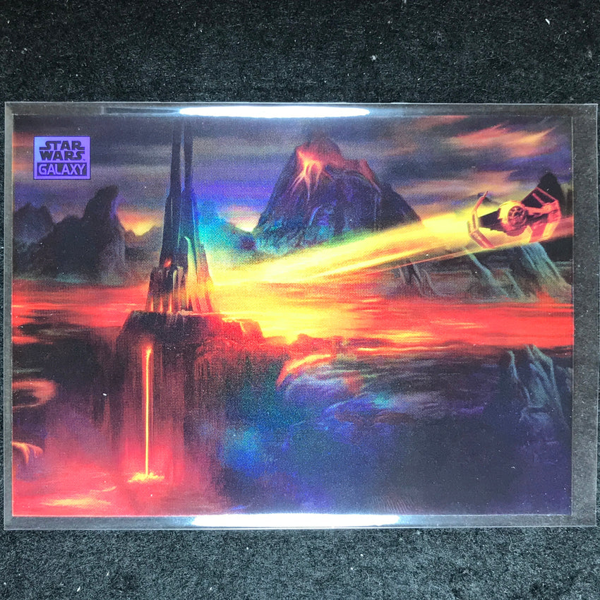 2024 Star Wars Chrome Galaxy MUSTAFAR TAKEOFF Base Refractor #94