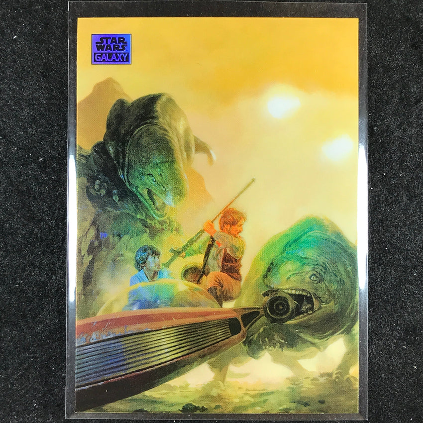 2024 Star Wars Chrome Galaxy TROUBLE ON TATOOINE Base Refractor #96