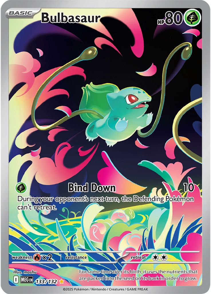 Bulbasaur - [  133/132 ] - Illustration Rare - Pokemon ME01 Mega Evolution