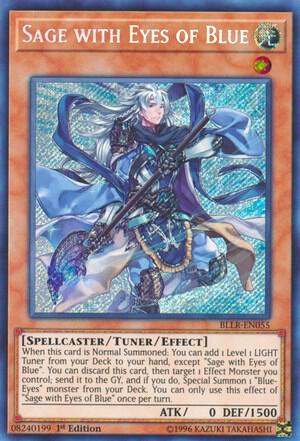 [US PRINT] Sage with Eyes of Blue - BLLR-EN055 - Secret Rare 1st Edition