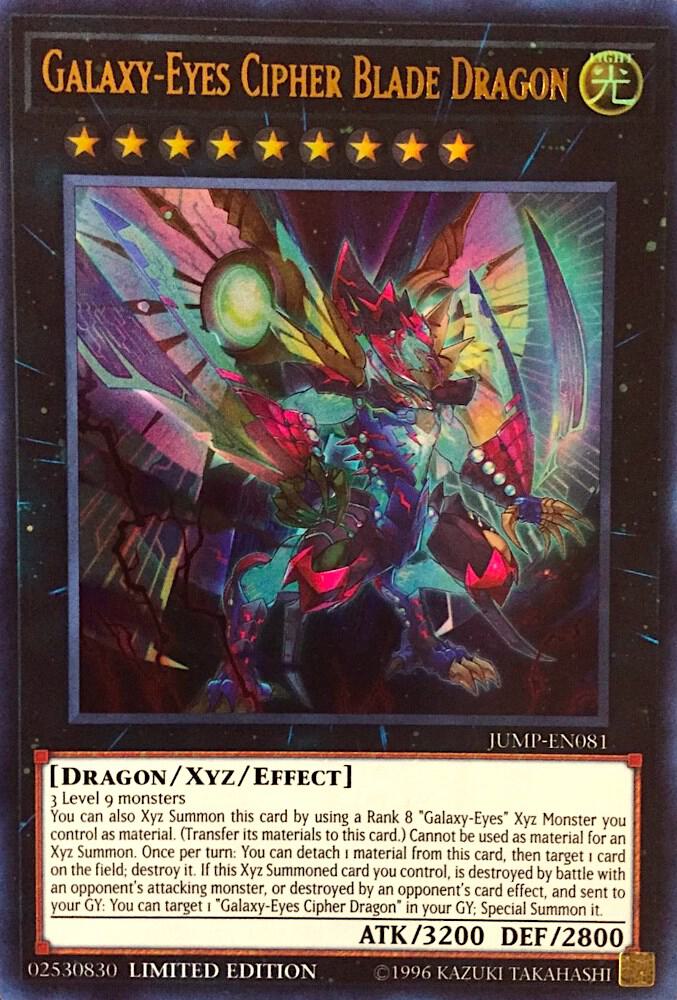 Galaxy-Eyes Cipher Blade Dragon - JUMP-EN081 - ULTRA RARE