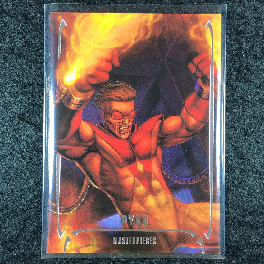 2024 Marvel Masterpieces Nahuel Grego PYRO Base Level 1 /1999 #24