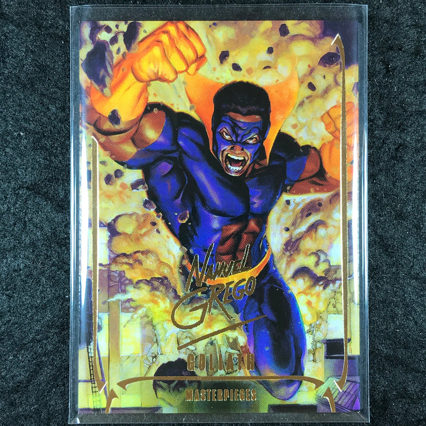 2024 Marvel Masterpieces Nahuel Grego GOLIATH Gold Foil Series #12