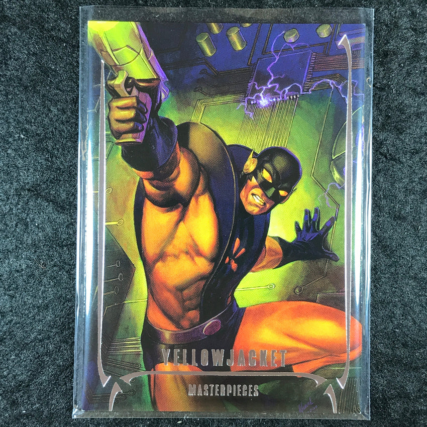 2024 Marvel Masterpieces Nahuel Grego YELLOWJACKET Base Level 1 /1999 #36