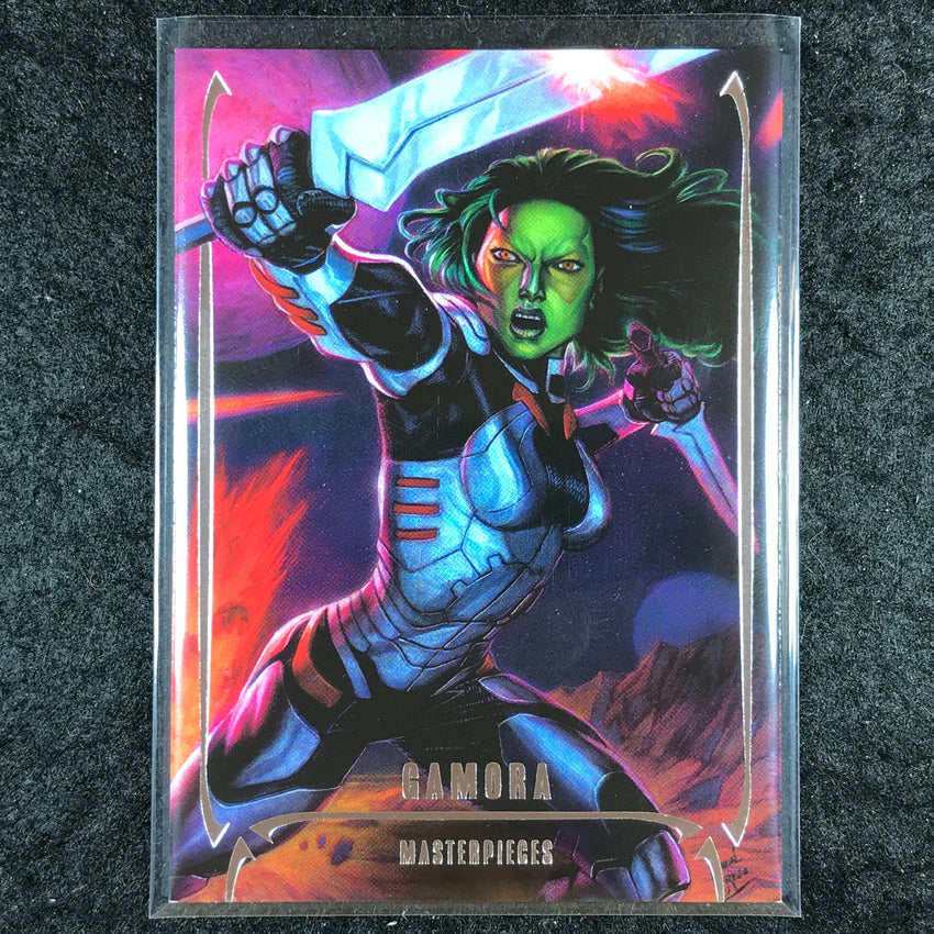 2024 Marvel Masterpieces Nahuel Grego GAMORA Base Level 2 /1499 #49