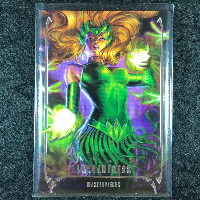 2024 Marvel Masterpieces Nahuel Grego ENCHANTRESS Base Level 2 /1499 #59