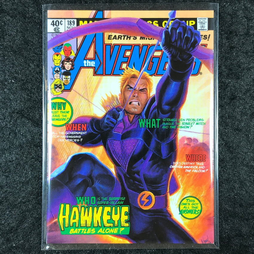 2024 Marvel Masterpieces Nahuel Grego HAWKEYE Variant Cover Level 1 /1499 #13