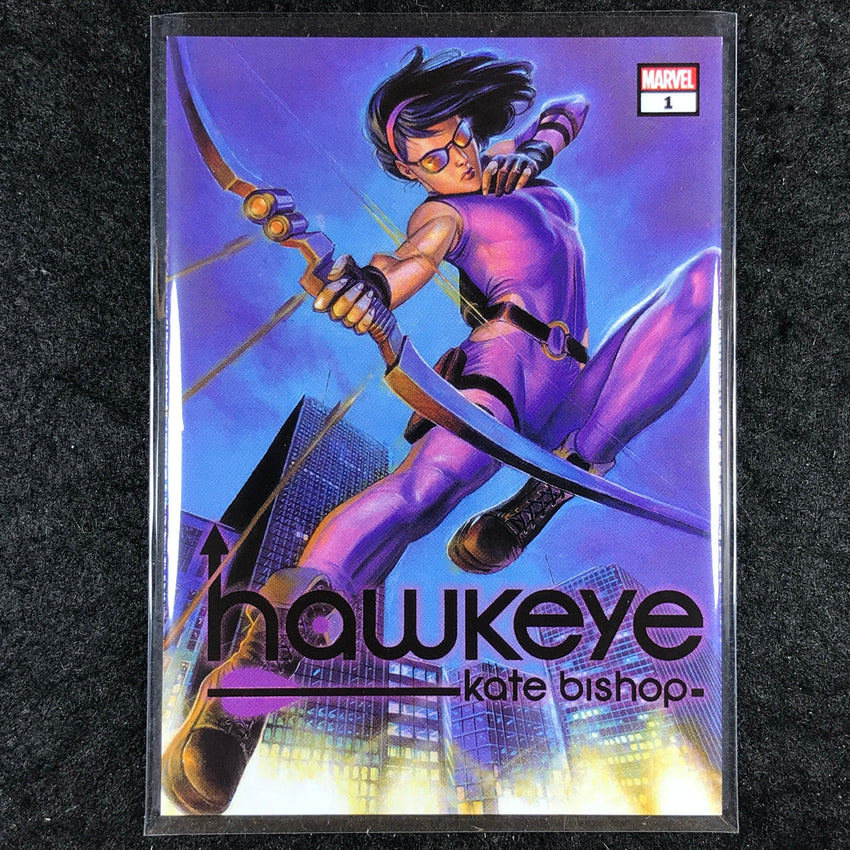 2024 Marvel Masterpieces Nahuel Grego KATE BISHOP Variant Level 1 /1499 #18