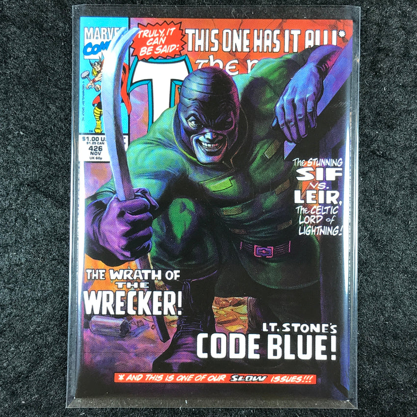 2024 Marvel Masterpieces Nahuel Grego WRECKER Variant Cover Level 1 /1499 #29