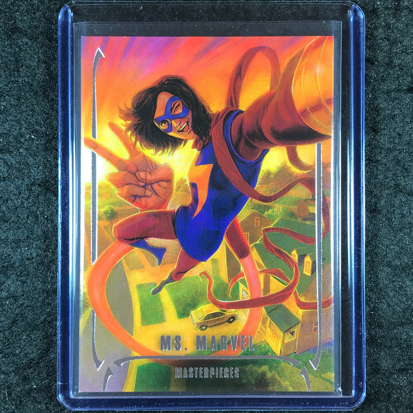 2024 Marvel Masterpieces Nahuel Grego MS. MARVEL Base Level 3 /999 #68