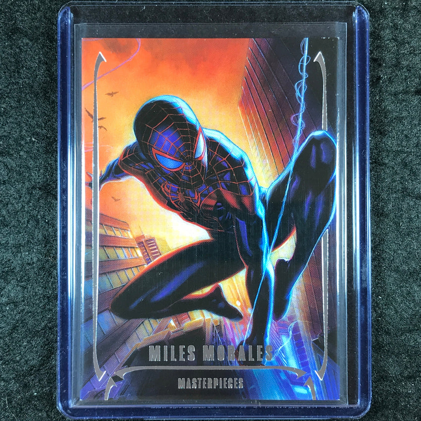 2024 Marvel Masterpieces Nahuel Grego MILES MORALES Base Level 3 /999 #69