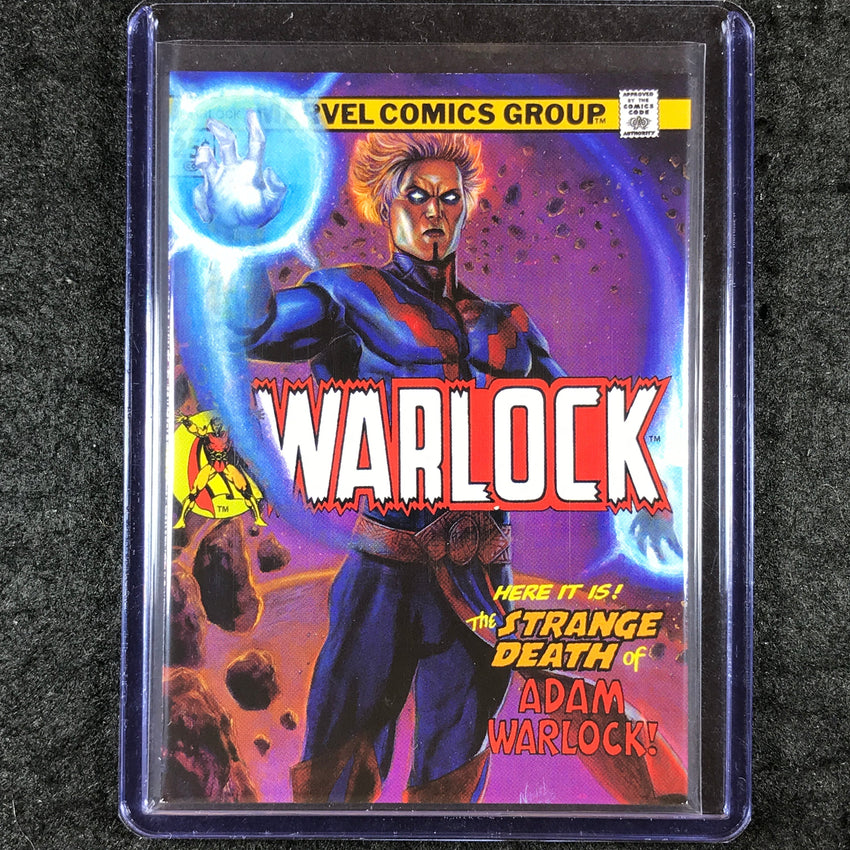 2024 Marvel Masterpieces Nahuel Grego ADAM WARLOCK Variant Level 2 /999 #39