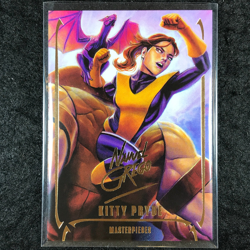 2024 Marvel Masterpieces Nahuel Grego KITTY PRYDE Gold Foil Series #19
