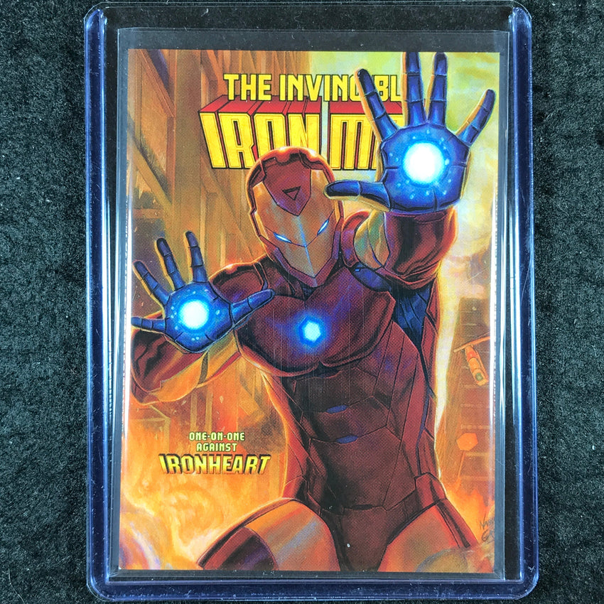 2024 Marvel Masterpieces Nahuel Grego IRON MAN Variant Cover Level 3 201/399 #75
