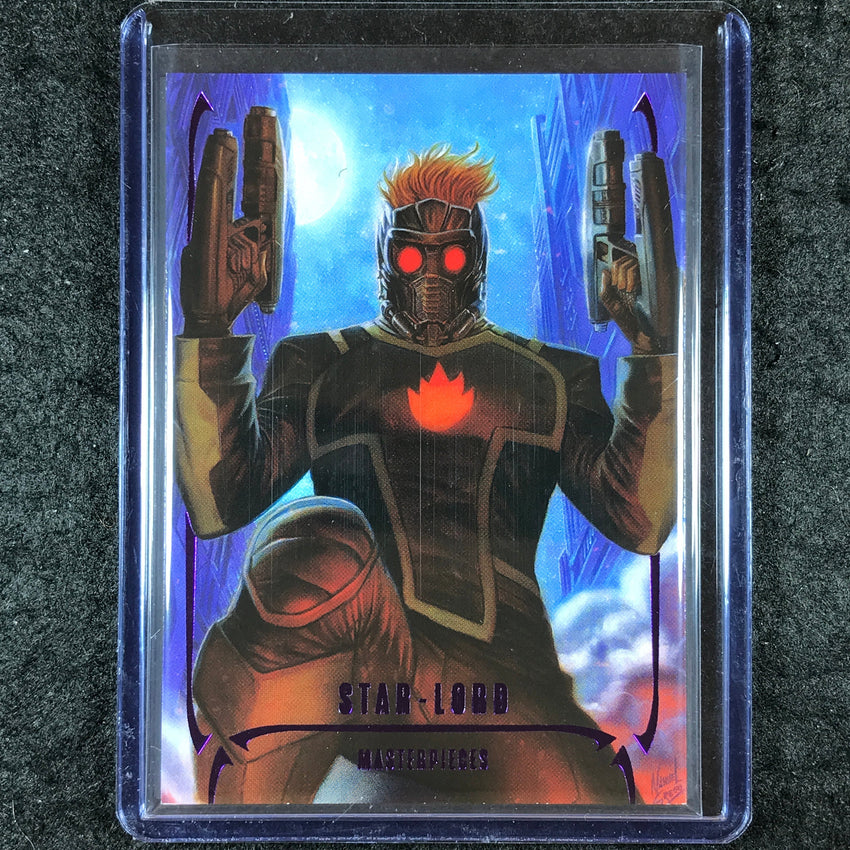 2024 Marvel Masterpieces Nahuel Grego STAR-LORD Base Epic Purple 121/199 #53