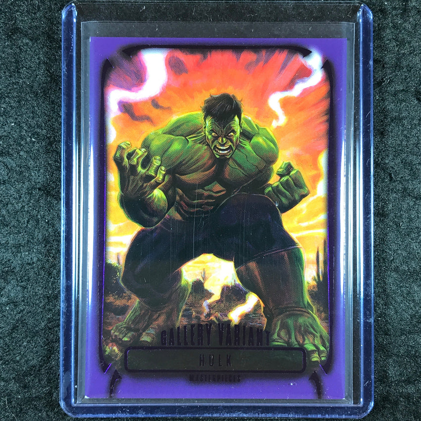 2024 Marvel Masterpieces Nahuel Grego HULK Gallery Variant Purple Foil 122/199