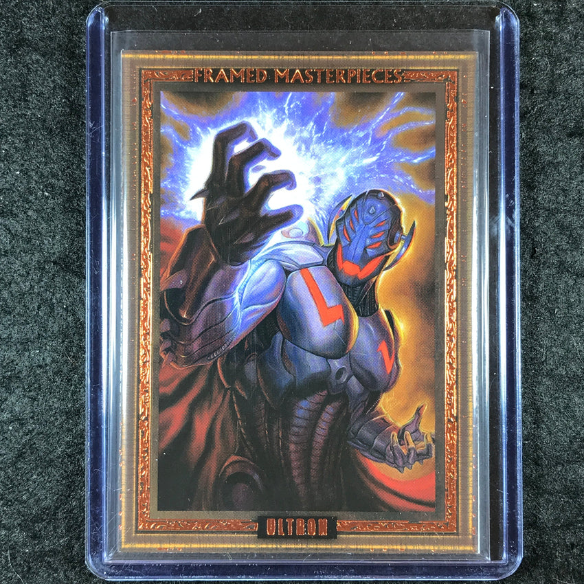 2024 Marvel Masterpieces Nahuel Grego ULTRON Framed Masterpieces 77/99 #63