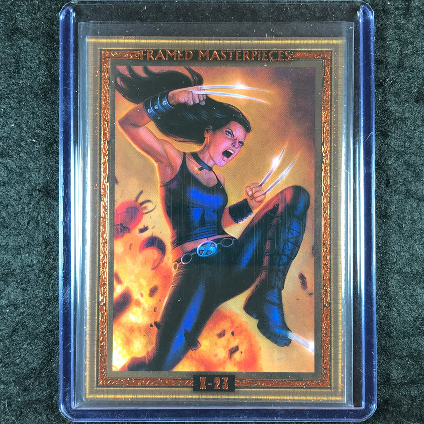2024 Marvel Masterpieces Nahuel Grego X-23 Framed Masterpieces 79/99 #66