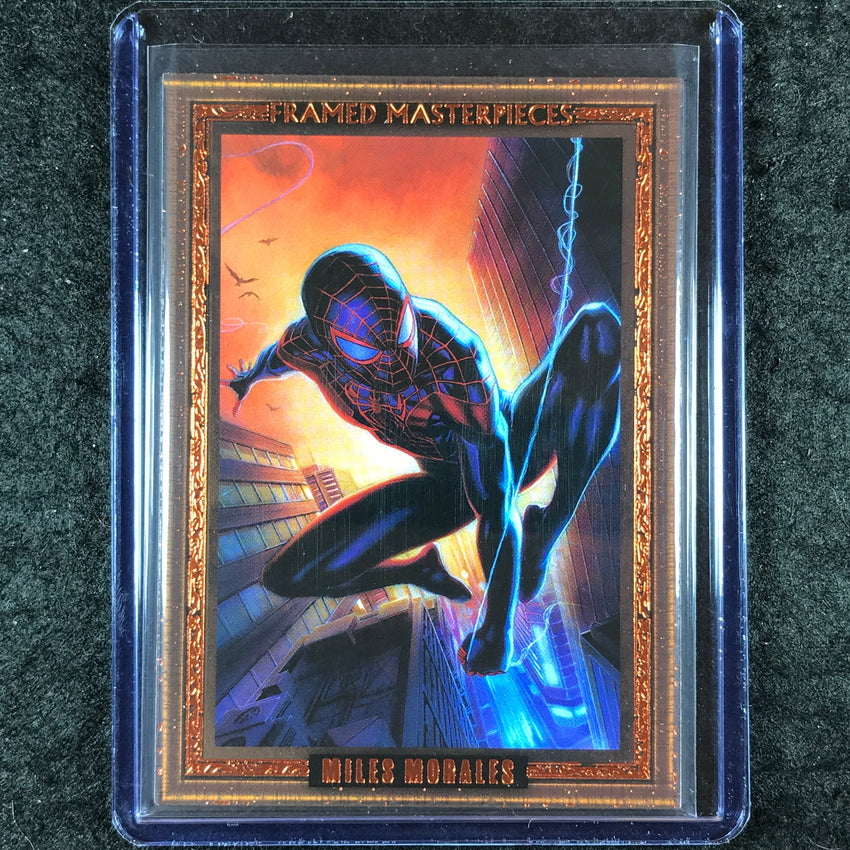 2024 Marvel Masterpieces Nahuel Grego MILES MORALES Framed Masterpieces 72/99