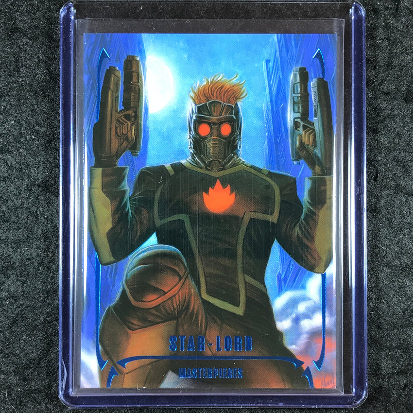 2024 Marvel Masterpieces Nahuel Grego STAR-LORD Base Blue Wave 6/49 #53